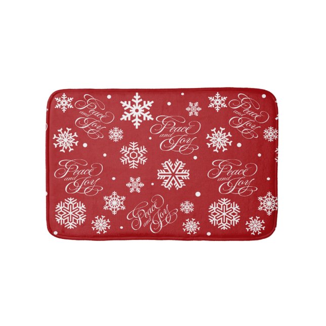Peace and joy bath mat (Front)