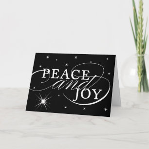 Peace and Joy Holiday Card