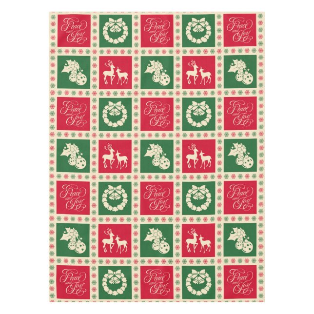 Peace and joy tablecloth (Front)