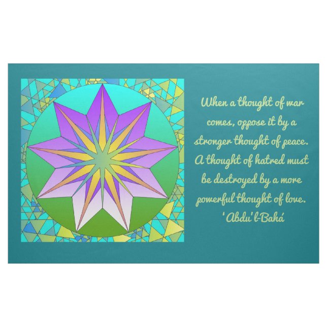 Peace and Love Fabric (Yard)