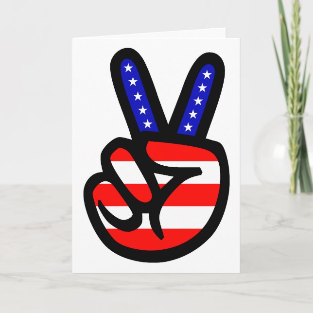 Peace and Love Holiday Card (Front)