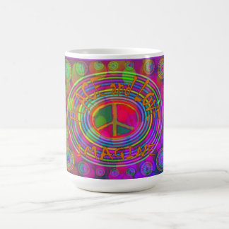 Peace and Love - Imagine Mug