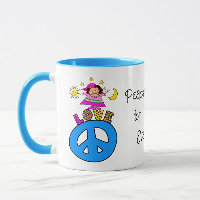 Peace and Love Mug (Left)