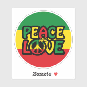 PEACE and LOVE, reggae style