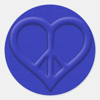 Peace and Love Stickers