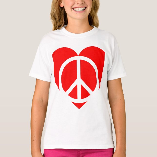 Peace and Love T-Shirt (Front)