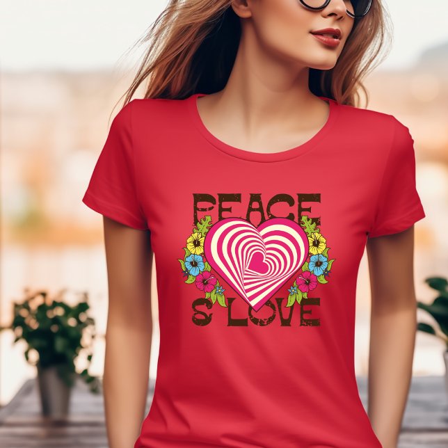 Peace and Love T-Shirt (Creator Uploaded)