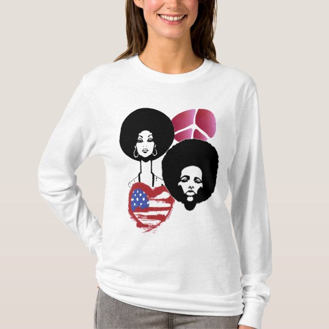 peace and love T-Shirt (Front)