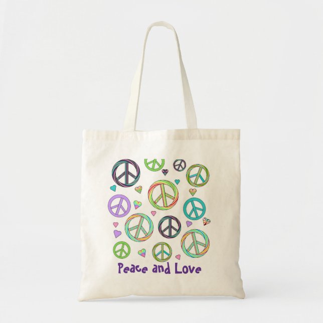 Peace and Love Tote (Front)