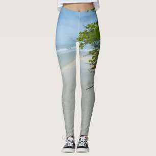 Peace And Quiet On Sanibel Island Leggings