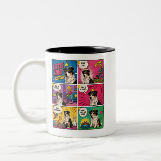 Peace And Snacks Comic Dog Coffee Mug
