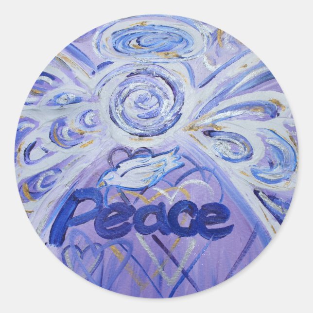 Peace Angel Sticker (Front)