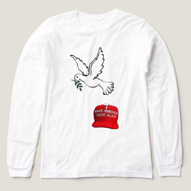 PEACE ANTI-WAR Tri-Blend SHIRT (Design Front)