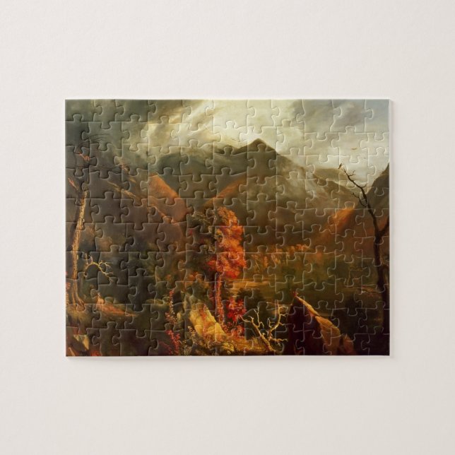 Peace at Sunset by Thomas Cole Jigsaw Puzzle (Horizontal)