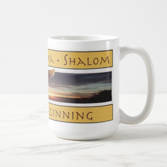 Peace at the Beginning mug (Right)