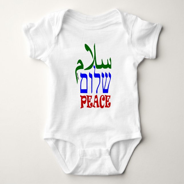 Peace Baby Bodysuit (Front)