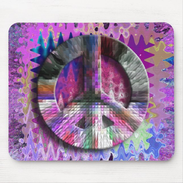 Peace Baby! Mouse Pad (Front)