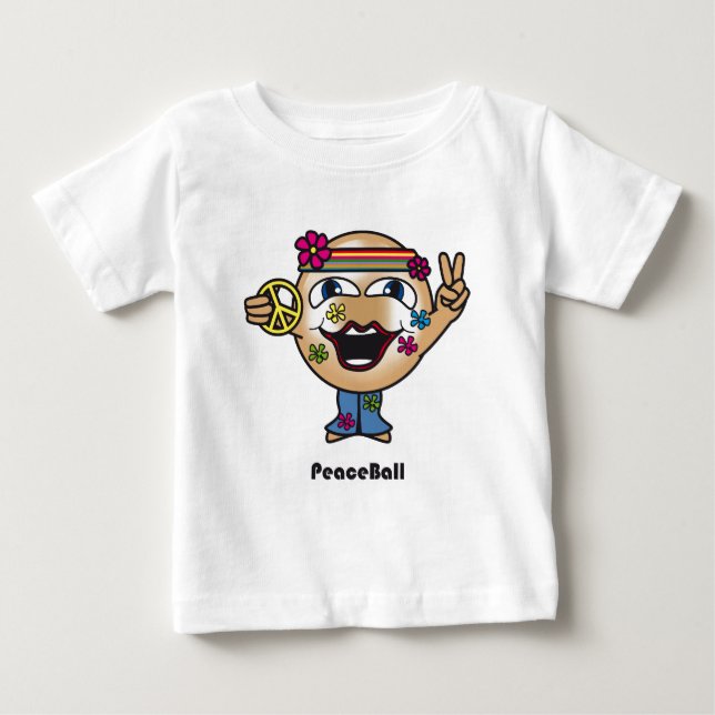 Peace Ball Baby T-Shirt (Front)