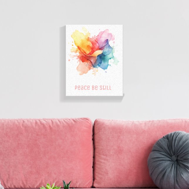 Peace Be Still Canvas Print (Insitu(LivingRoom))