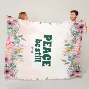 PEACE BE STILL FLEECE BLANKET