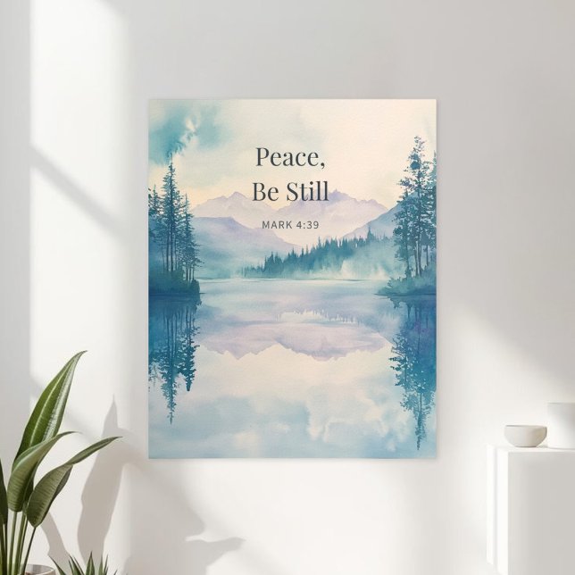 Peace Be Still Scripture Wall Art – Mark 4:39 (Creator Uploaded)