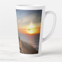 Peace be still text inspirational seascape sunset