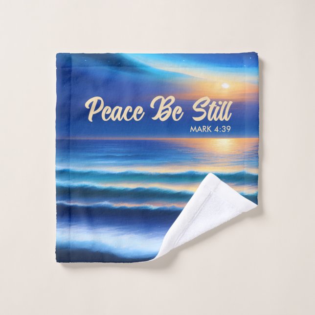 Peace Be Still Wash Cloth (Wash Cloth)