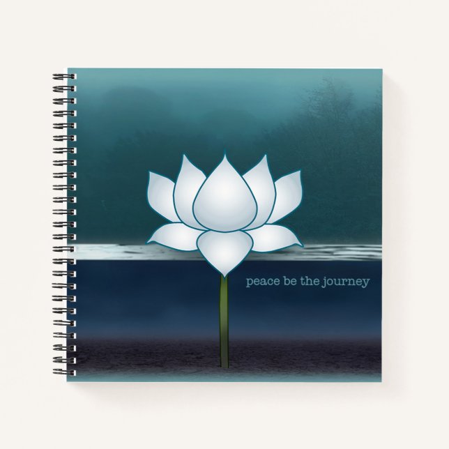 Peace Be The Journey, Spiral Notebook (Front)