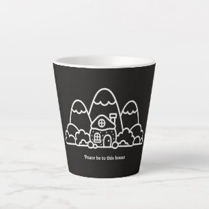 Peace Be to This House Housewarming Gifts Latte Mug