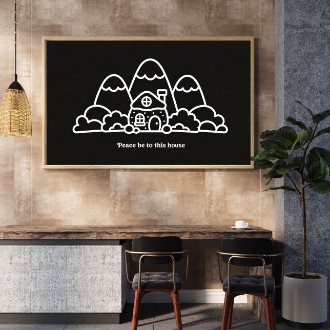 Peace Be to This House | Housewarming Gifts Poster (Creator Uploaded)