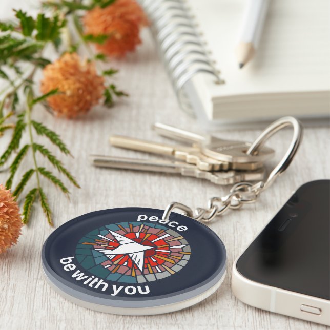 Peace be with you key ring (Front Right)