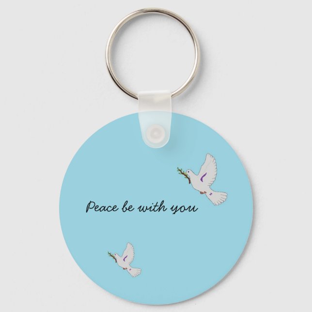 Peace be with you Keychain (Front)