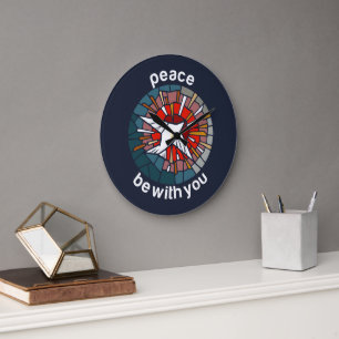 Peace be with you large clock