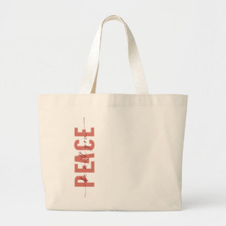 Peace be with you large tote bag