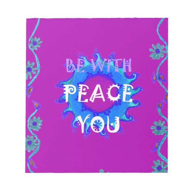 Peace Be With You Notepad (Front)