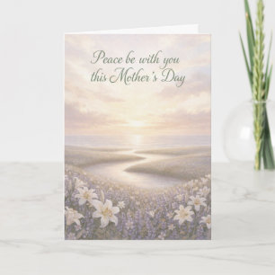 Peace Be With You on Mother's Day Holiday Card