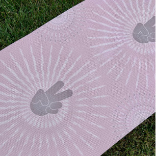 Peace Be with You Yoga Mat
