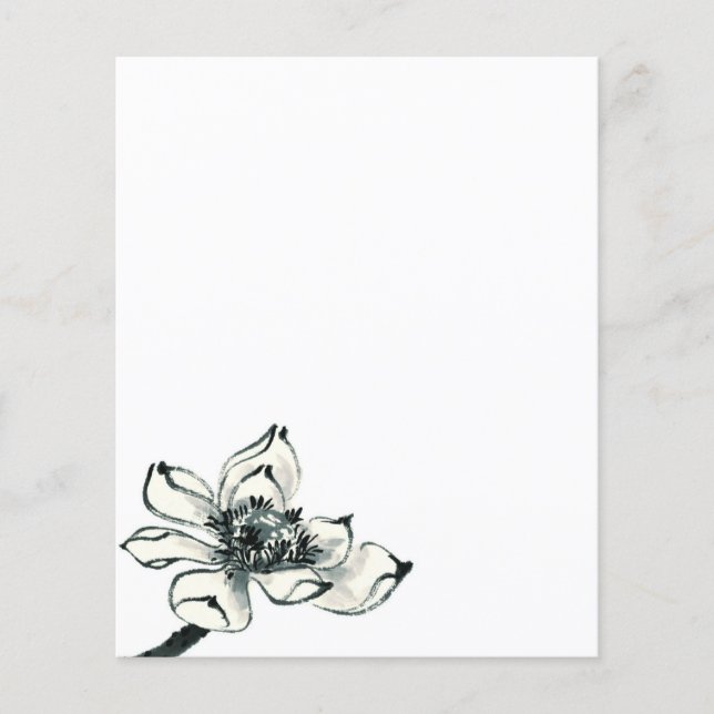 Peace | Beautiful Watercolor Lotus (Front)