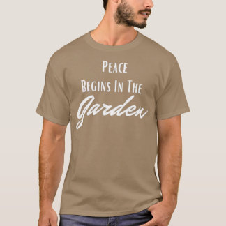Peace Begins In The Garden Triblend  T-Shirt