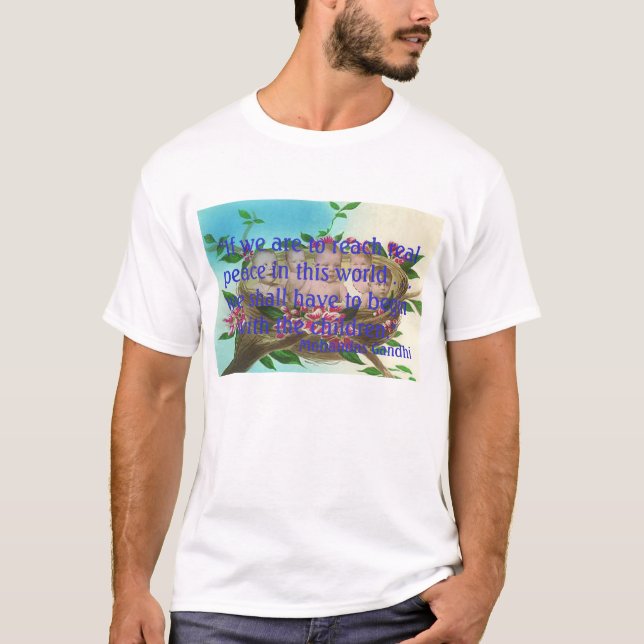 Peace Begins with Children T-Shirt (Front)