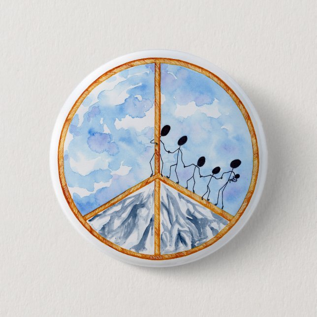 "Peace Begins with Me" Button (Front)