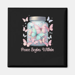 Peace Begins Within  Magnet