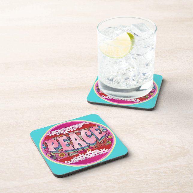 Peace Beverage Coaster (Right Side)