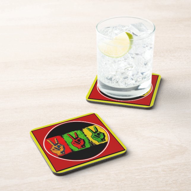 Peace Beverage Coaster (Right Side)