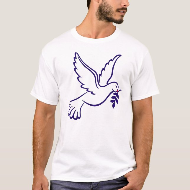 Peace Bird Outline tshirt  (Front)