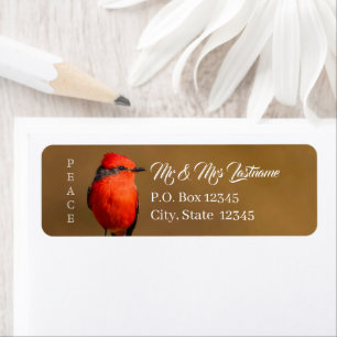 Peace Bird Return Address Labels