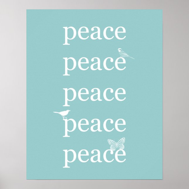 Peace Birds Poster (Front)
