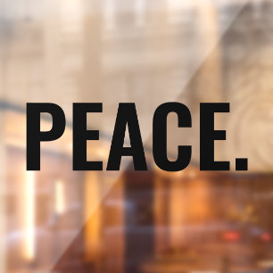 Peace black text minimalist anti war custom