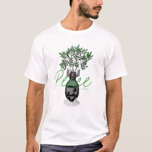 Peace bomb anti-war cool t-shirt design