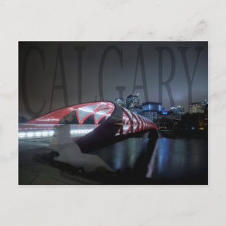 Peace Bridge, Calgary Postcard